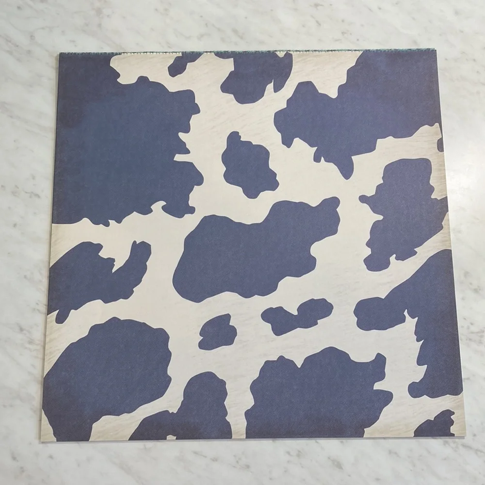 Teal Blue Animal Print 12x12 Scrapbook Paper 15 Sheets